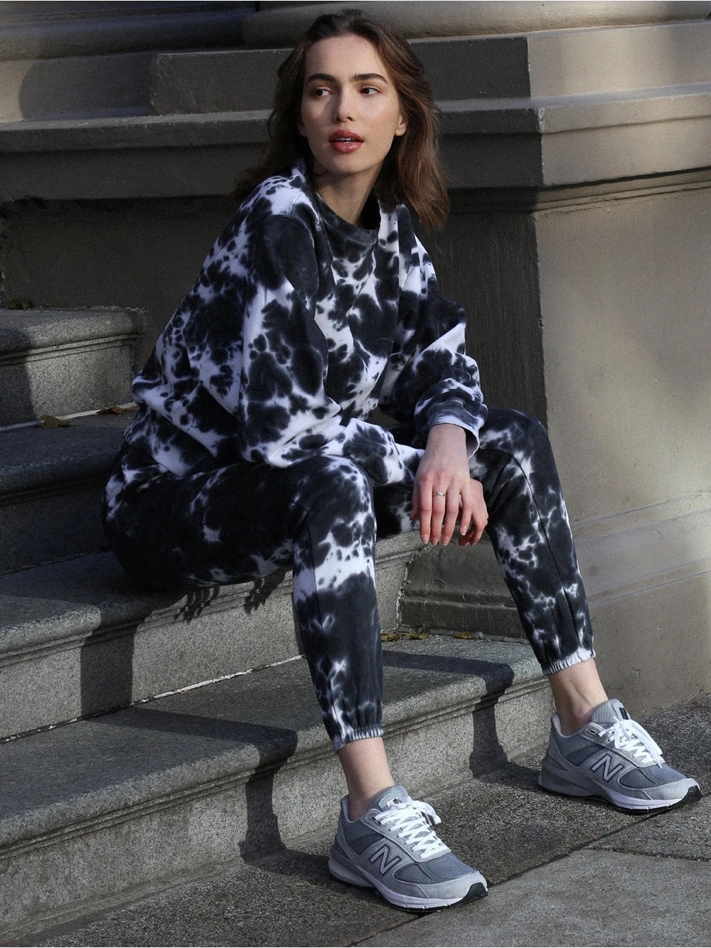 Brunette the Label -Marble Tie Dye Jogger SET (NWT)
